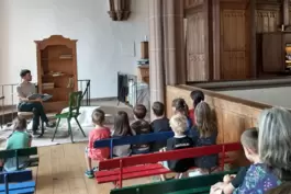 Philipp Roosz beim Familienkonzert.