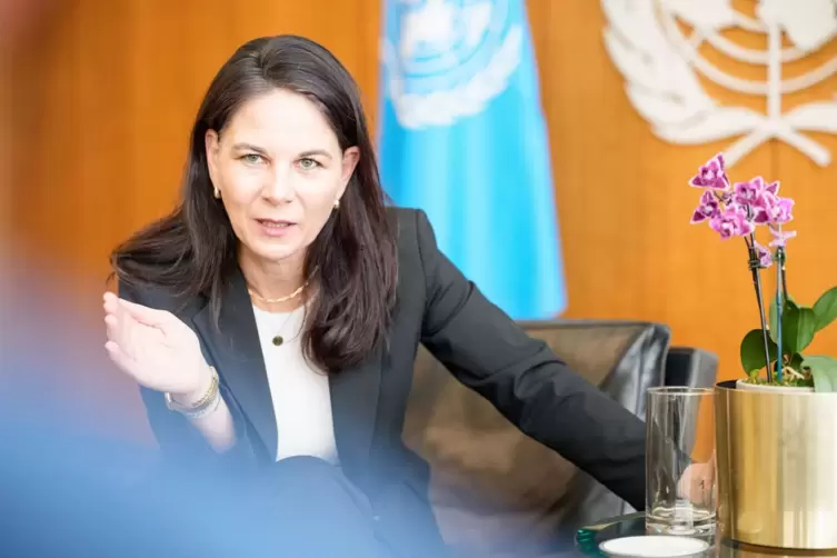 Annalena Baerbock bei der UN