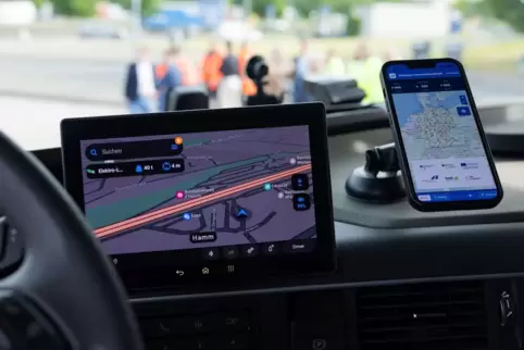 Stellplatzinfo-System für Lkw