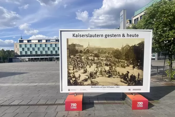 Geht es nach der CDU, soll künftig auch auf dem Kaiserslauterer Stiftsplatz geparkt werden – Markttage ausgenommen.