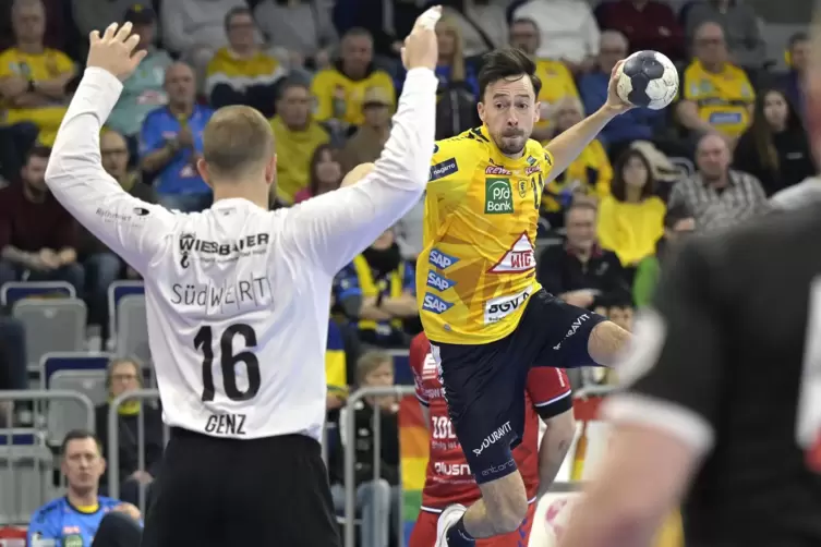 Patrick Groetzki im Spiel gegen G&ouml;ppingen.