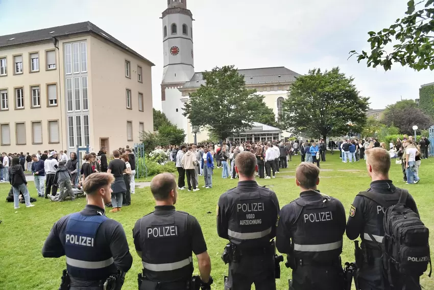 Die Polizei setzt beim Frankenthaler Strohhutfest auf Videotechnik.