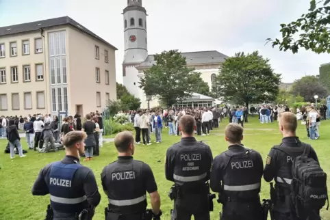 Die Polizei setzt beim Frankenthaler Strohhutfest auf Videotechnik. 
