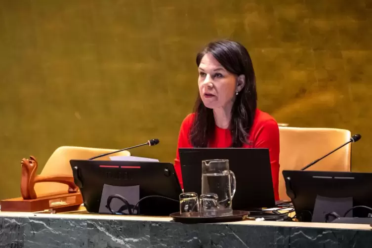 Annalena Baerbock bei der UN