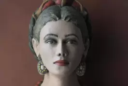 „Die stolze Mexikanerin“ von Gabriele Köbler (Detail). 
