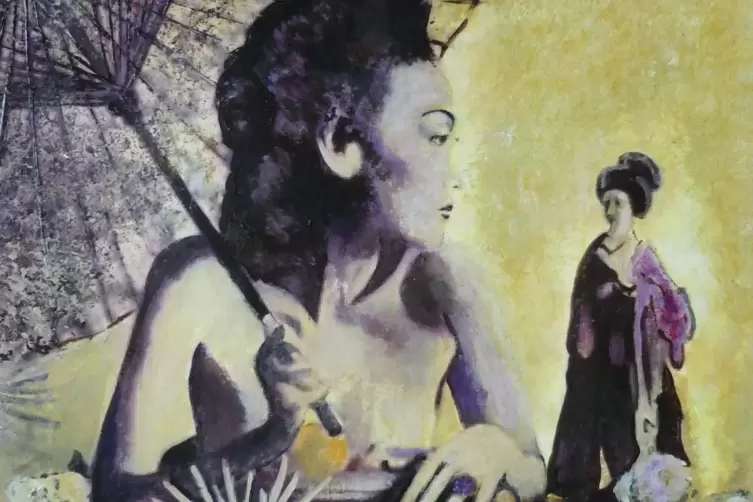 &bdquo;Geisha&ldquo; von Isolde Hesse (Detail).