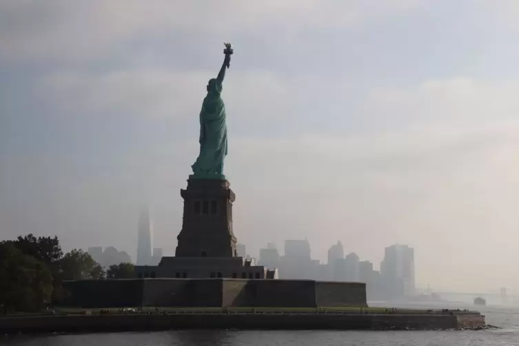 Die Freiheitsstatue in New York