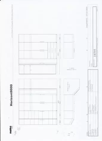 11254192_10_1 # Eck-Kleiderschrank in Top Zustand # Sibiu-Lärche-Nachbildung mit Griffe edelstahl gebürstet für 750 € sowie passende Schrei