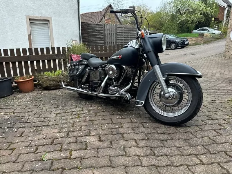 11254141_10_1 letztes 1200 ccm FLH Mod. BJ 1980 (JO) mit 150er Hinterreifen u. S&S Vergaser Super E. Dt. Zul. mit Zweitbesitz seit 1985. Mot