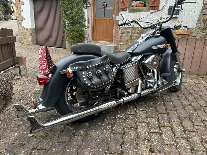 11254141_10_1 letztes 1200 ccm FLH Mod. BJ 1980 (JO) mit 150er Hinterreifen u. S&S Vergaser Super E. Dt. Zul. mit Zweitbesitz seit 1985. Mot