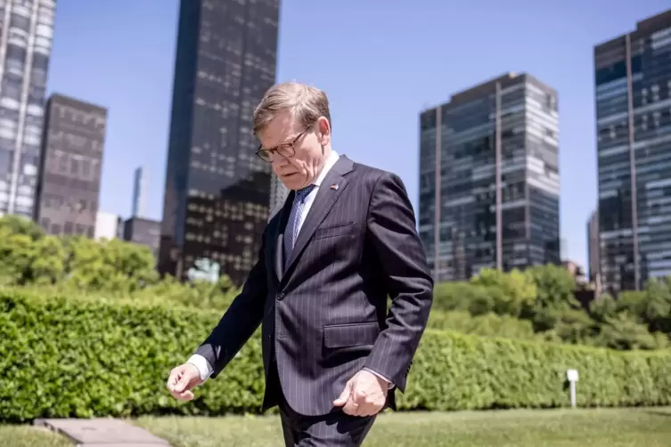 Au&szlig;enminister Wadephul bei der UN