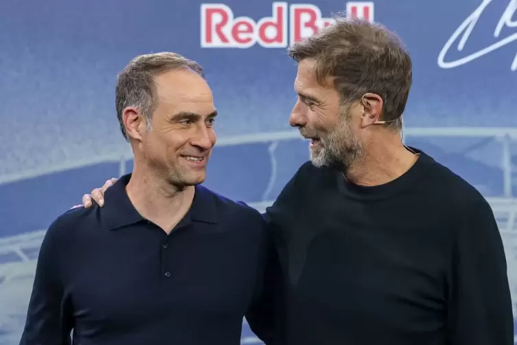 Oliver Mintzlaff und J&uuml;rgen Klopp