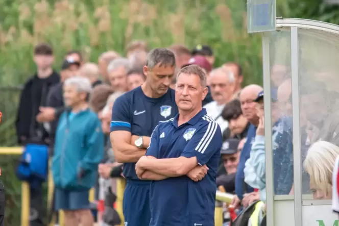 Volker Brecht beim Spiel des SVB gegen die SG Meisenheim.
