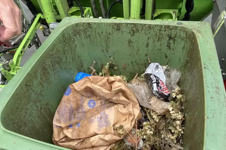 &bdquo;Deep Scan&ldquo; hat im Biom&uuml;ll eine beschichtete Plastikverpackung aufgesp&uuml;rt.