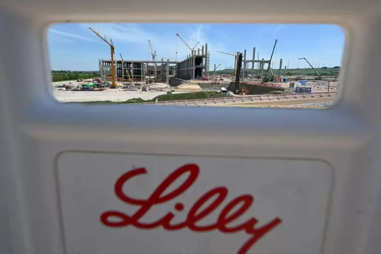 Baustelle Pharmastandort Alzey von Eli Lilly