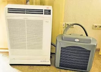 Kühlung, Entfeuchtung und Lüftung, 4 kw Leistung, Innen- und Ausseneinheit, Fernbedienung, für Räume bis 80 qm. Verhandlungsprei