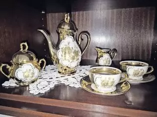 24 Karat vergoldet, für 2 Personen, keine Gebrauchsspuren. 40,00 Euro, Abholung in Landau.