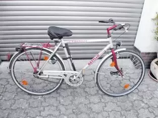 Kettler Paramount Trekking Alu-Herrenrad -  - 7  Gang-Drehgriff-Schaltung mit Rücktritt-Bremse -  Speichendynamo - Gelsattel , v