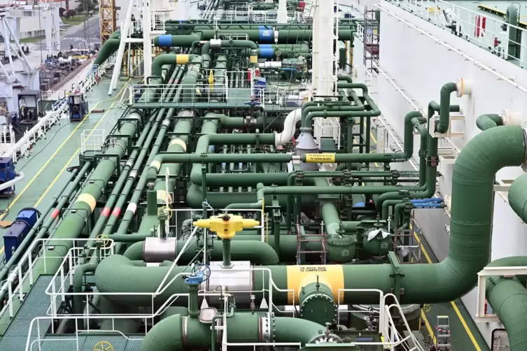 LNG-Tankschiff &laquo;Maran Gas Amorgos&raquo;