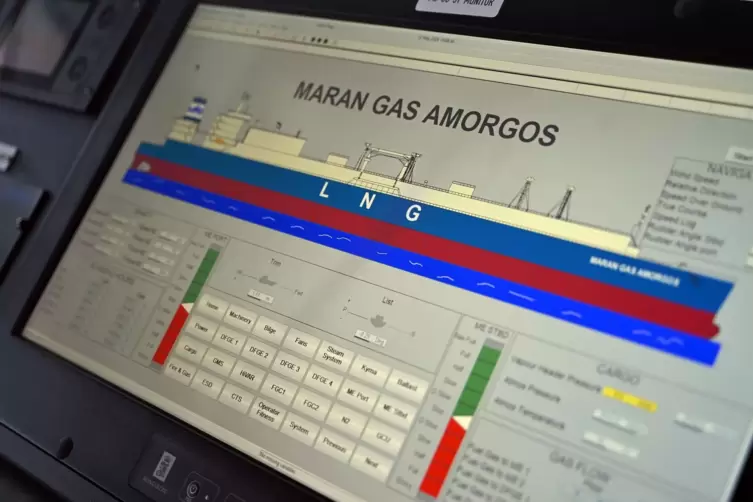LNG-Tankschiff &laquo;Maran Gas Amorgos&raquo;