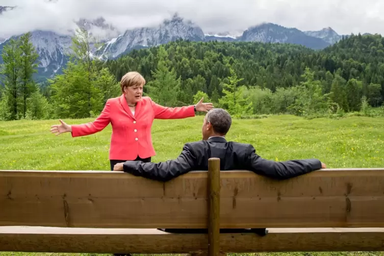 Angela Merkel und Barack Obama