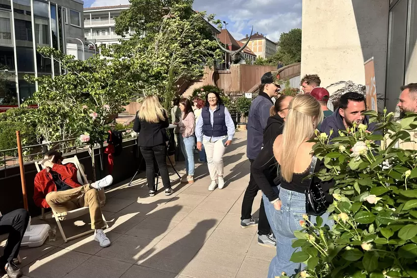 Mit Sonne lässt es sich gleich viel schöner feiern.
