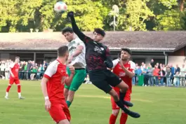Keine Torchance: Seebachs Torhüter Tim Vangheluwe ist vor Hochdorfs Florin Dausch am Ball. 