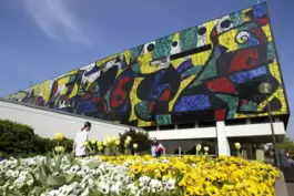 Die berühmte Miró-Wand ist zu einem Wahrzeichen Ludwigshafens geworden. 