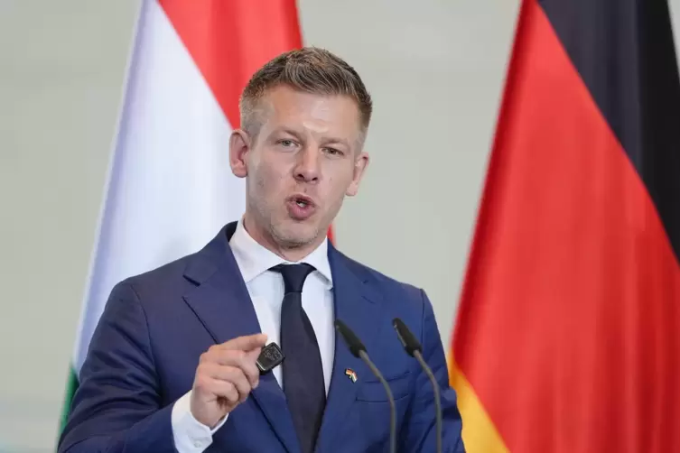 Ungarns Ministerpr&auml;sident Magyar in Berlin