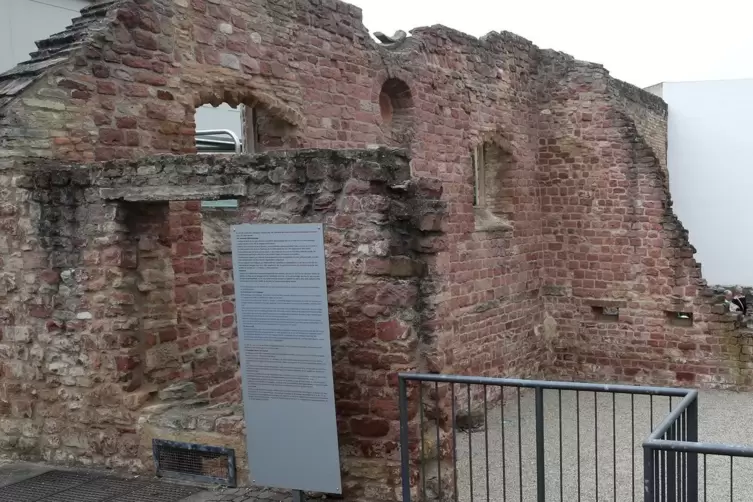 Im Judenhof in Speyer.