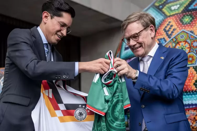 Au&szlig;enminister Wadephul in Mexiko