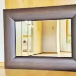 11254596_10_1 Gut erhaltener Gunther Lambert Spiegel mit dunklem Holzrahmen, Länge 1,0 m, Höhe 0,75 m für 65€ VB zu verkaufen. Nur Abholung in