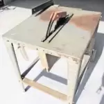 11254601_10_1 Ältere, stabile, voll funktionsfähige Tischkreissäge für Bau-, Holz sägen oder Hobby, Höhe 0,80 m, Sägetisch 0,70 m x 0,60 m, Sä