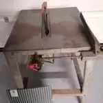 11254601_10_1 Ältere, stabile, voll funktionsfähige Tischkreissäge für Bau-, Holz sägen oder Hobby, Höhe 0,80 m, Sägetisch 0,70 m x 0,60 m, Sä