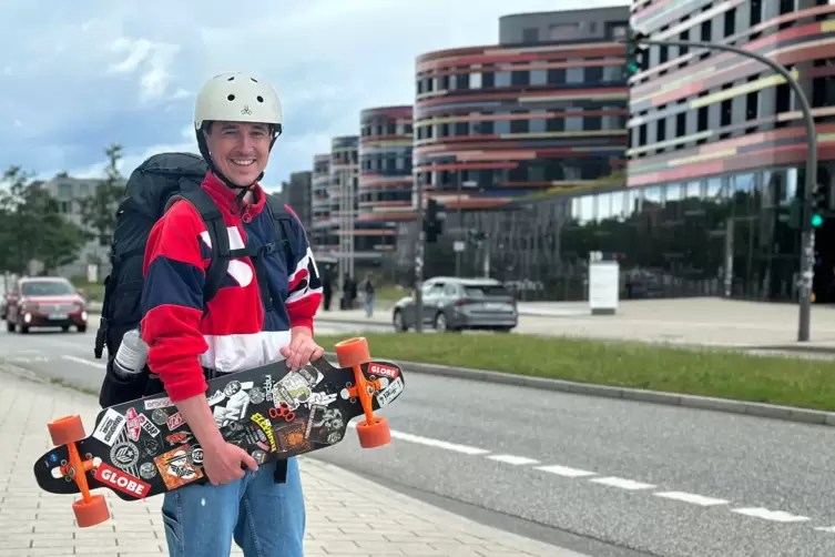 Longboardfahrer