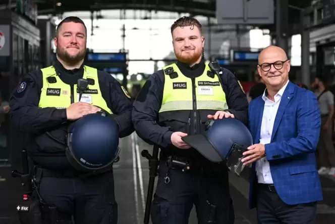 Pressetermin mit DB Sicherheit