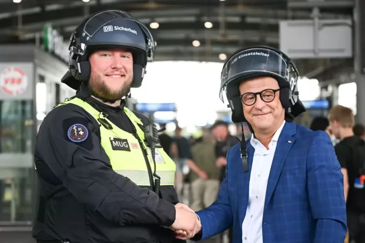Pressetermin mit DB Sicherheit