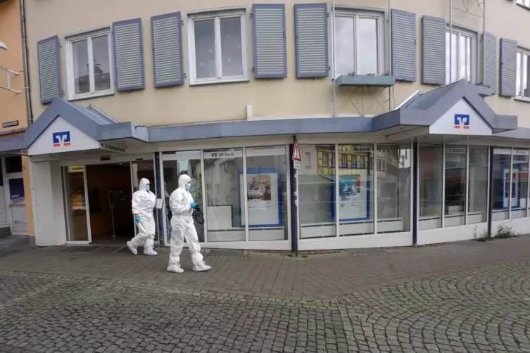 Raubüberfall in einer Bank im rheinland-pfälzischen Sinzig