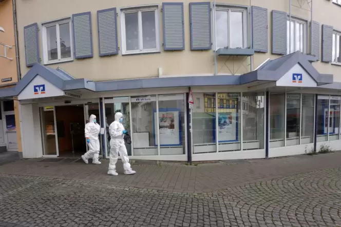 Raubüberfall in einer Bank im rheinland-pfälzischen Sinzig