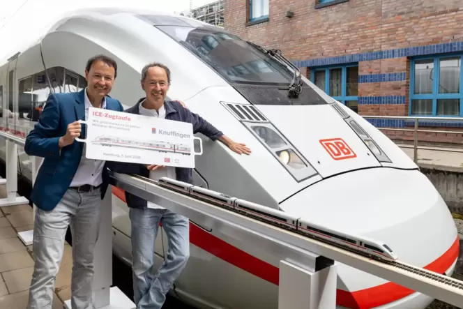ICE-Taufe: »Knuffingen« aus dem Miniatur Wunderland