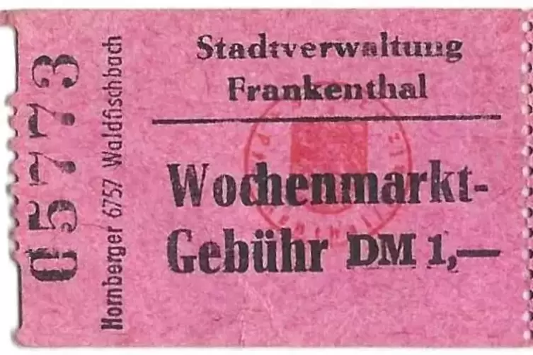 Dem Marktmeisteroblag unter anderem auch das Kassieren der Standgeb&uuml;hren . 