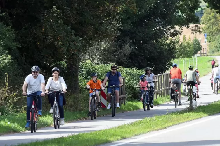 Der Zellertal-Radeweg ist einmal im Jahr Schauplatz des Sattelfests. 