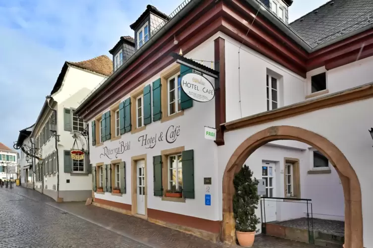 Das Hotel & Café Ritter von Böhl beteiligt sich auch an der Aktion zu den üblichen Öffnungszeiten.