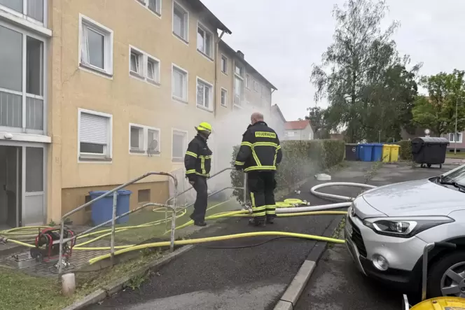 Das Feuer im Keller war schnell unter Kontrolle.