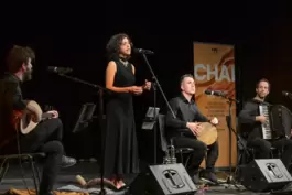 Ausnahmemusiker im Judenhof: die Gruppe Folkadu.