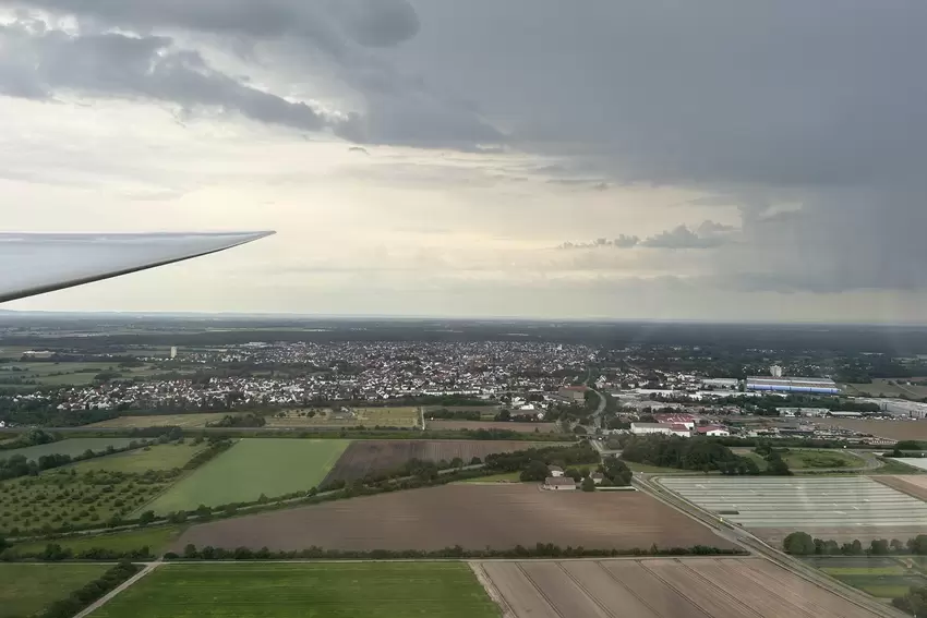 Blick auf Schifferstadt.