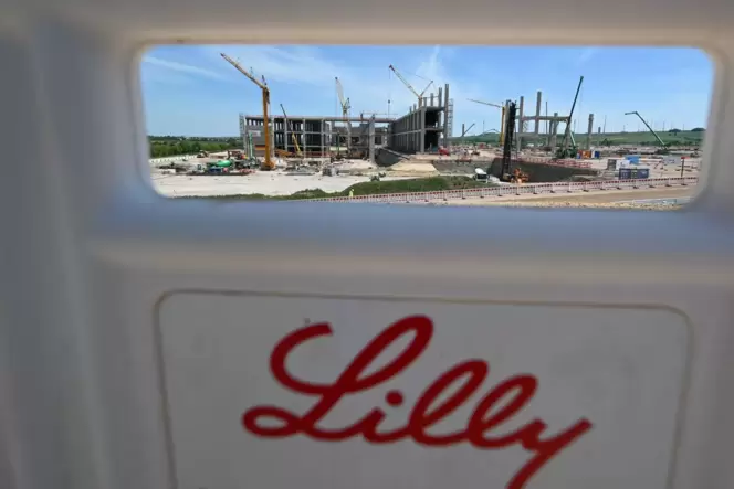 Nur noch halb so wuchtig: Das neue Eli Lilly Werk in Alzey.