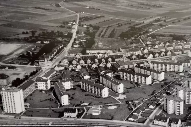 Die in den 1950er-Jahren gebaute Aubuckel-Siedlung in Feudenheim mit 734 Wohnungen galt damals als eine der modernsten und beste