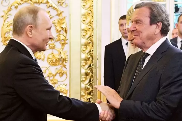Putin und Schröder