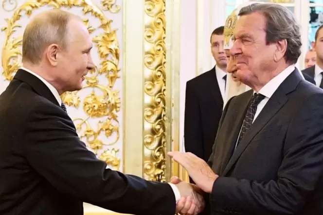 Putin und Schröder
